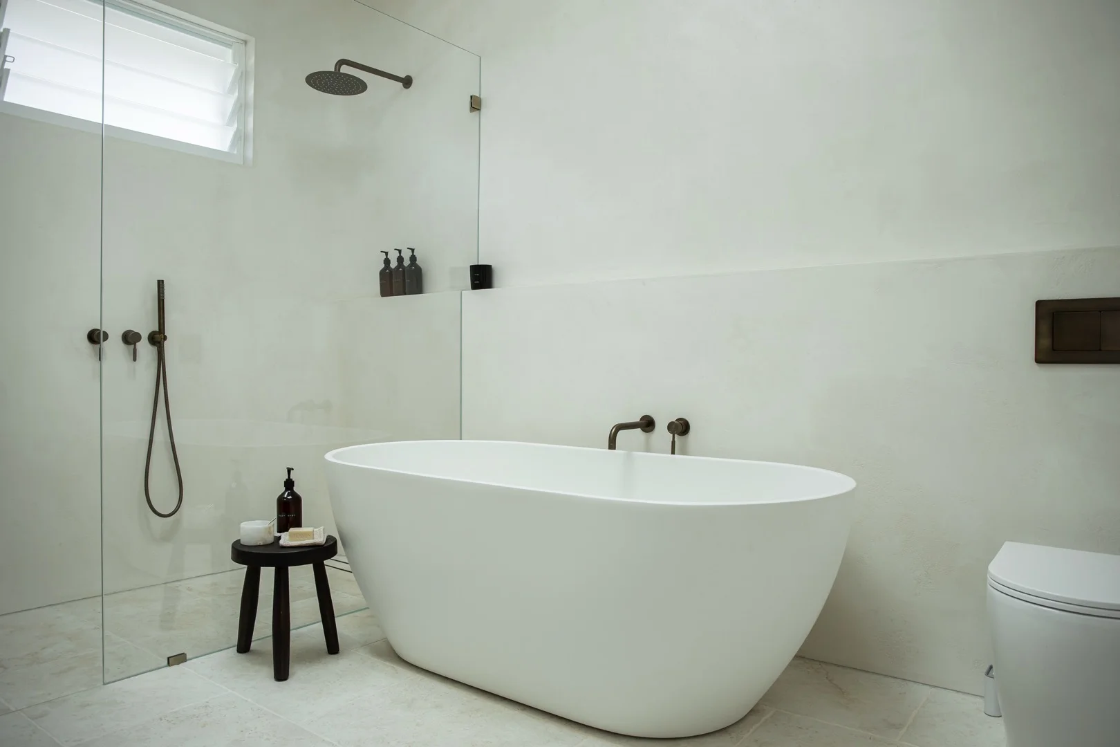 Modern Microcement Bathroom Design