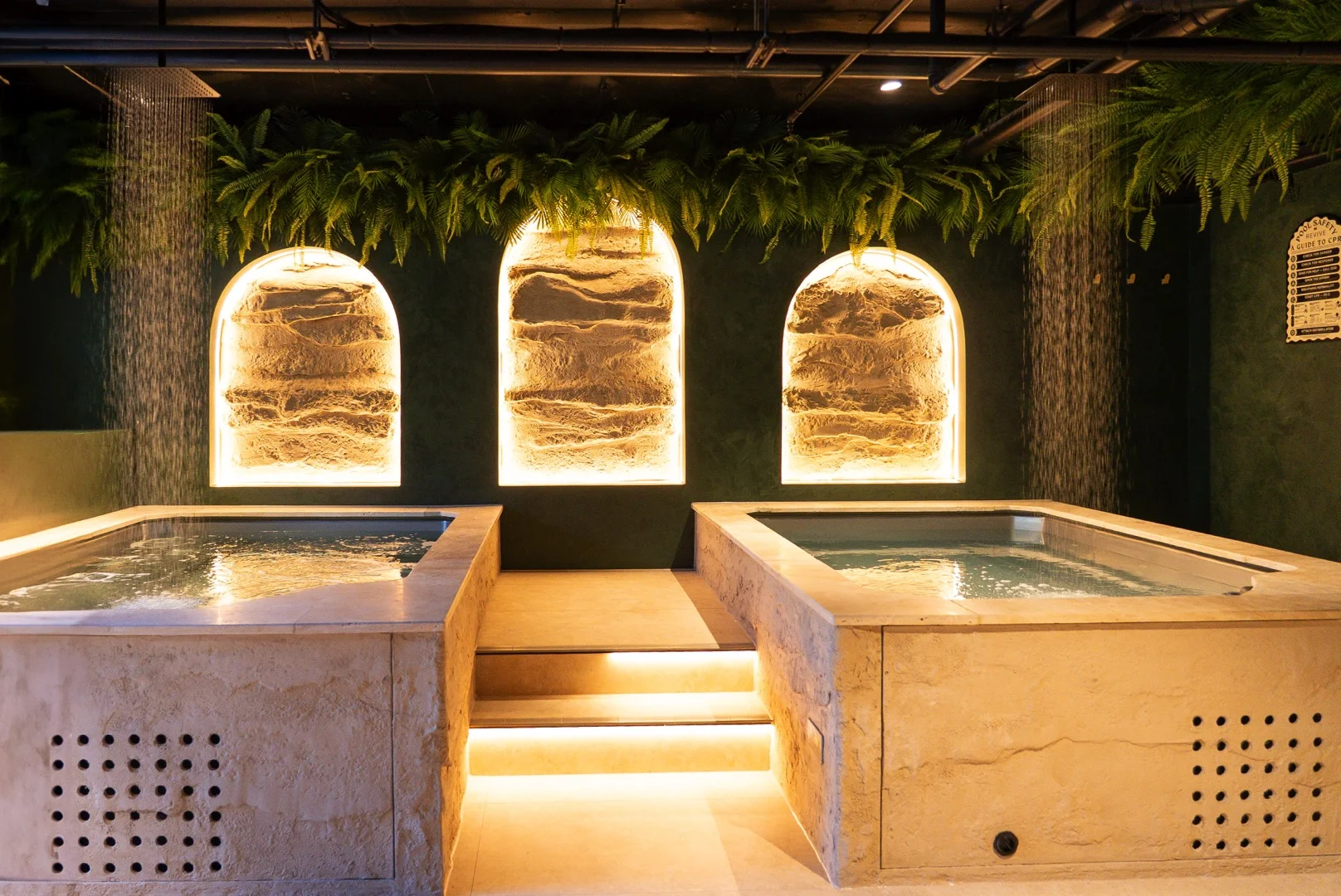 Venetian Plaster & Estecha Commercial Feature