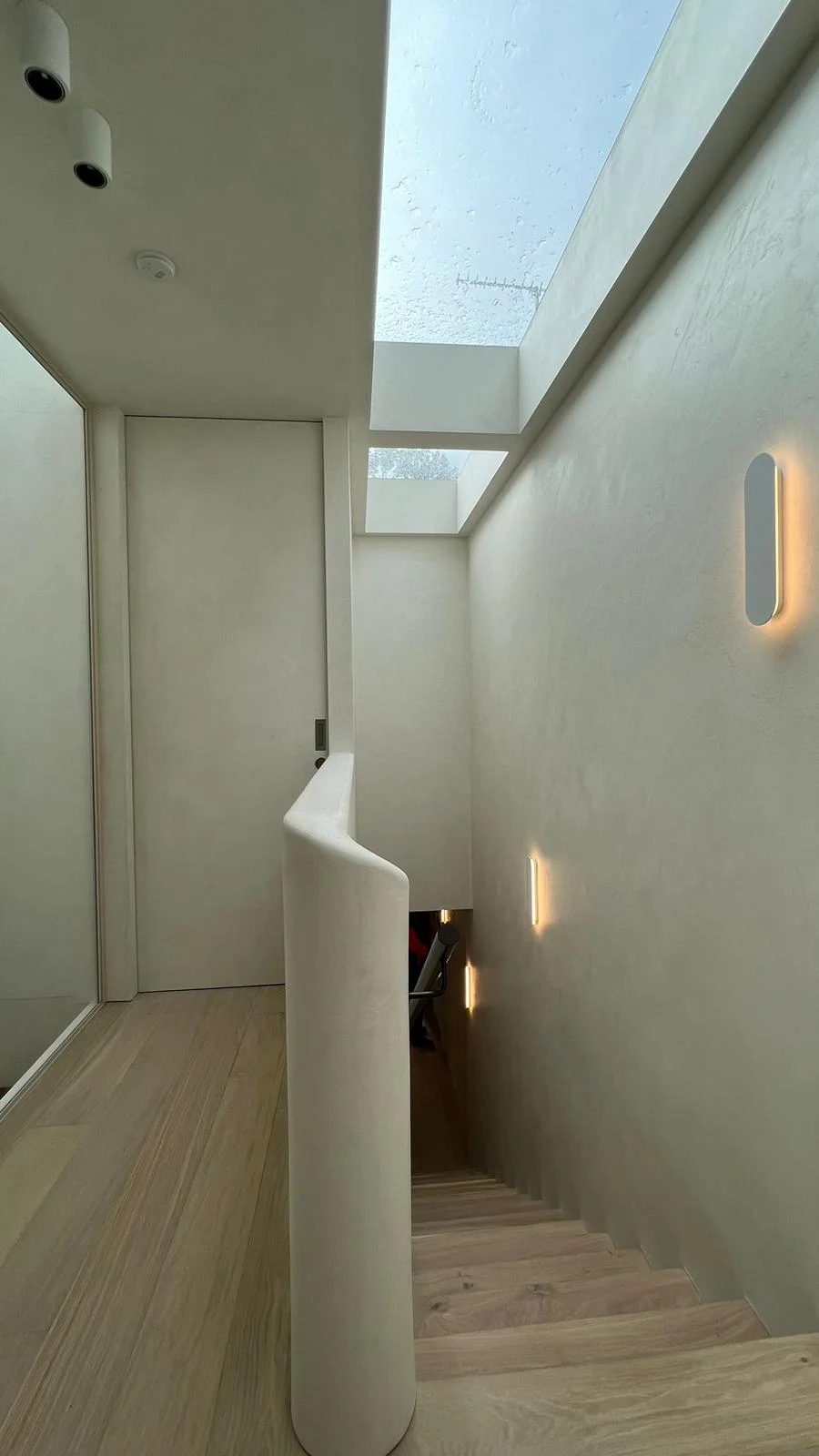 Venetian Plaster Staircase & Walls